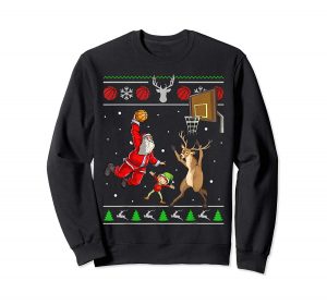 santa-basketball-sweatshirt