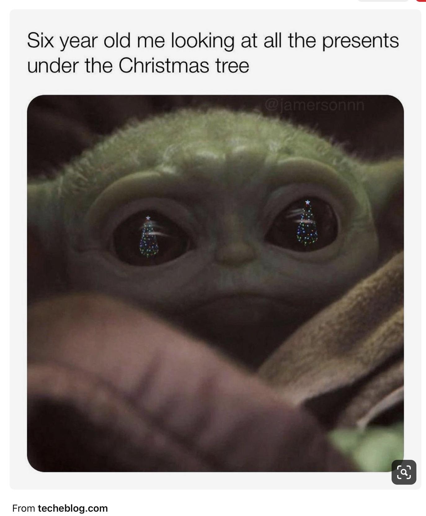 19 Adorable Baby Yoda Memes for Christmas 2020 9