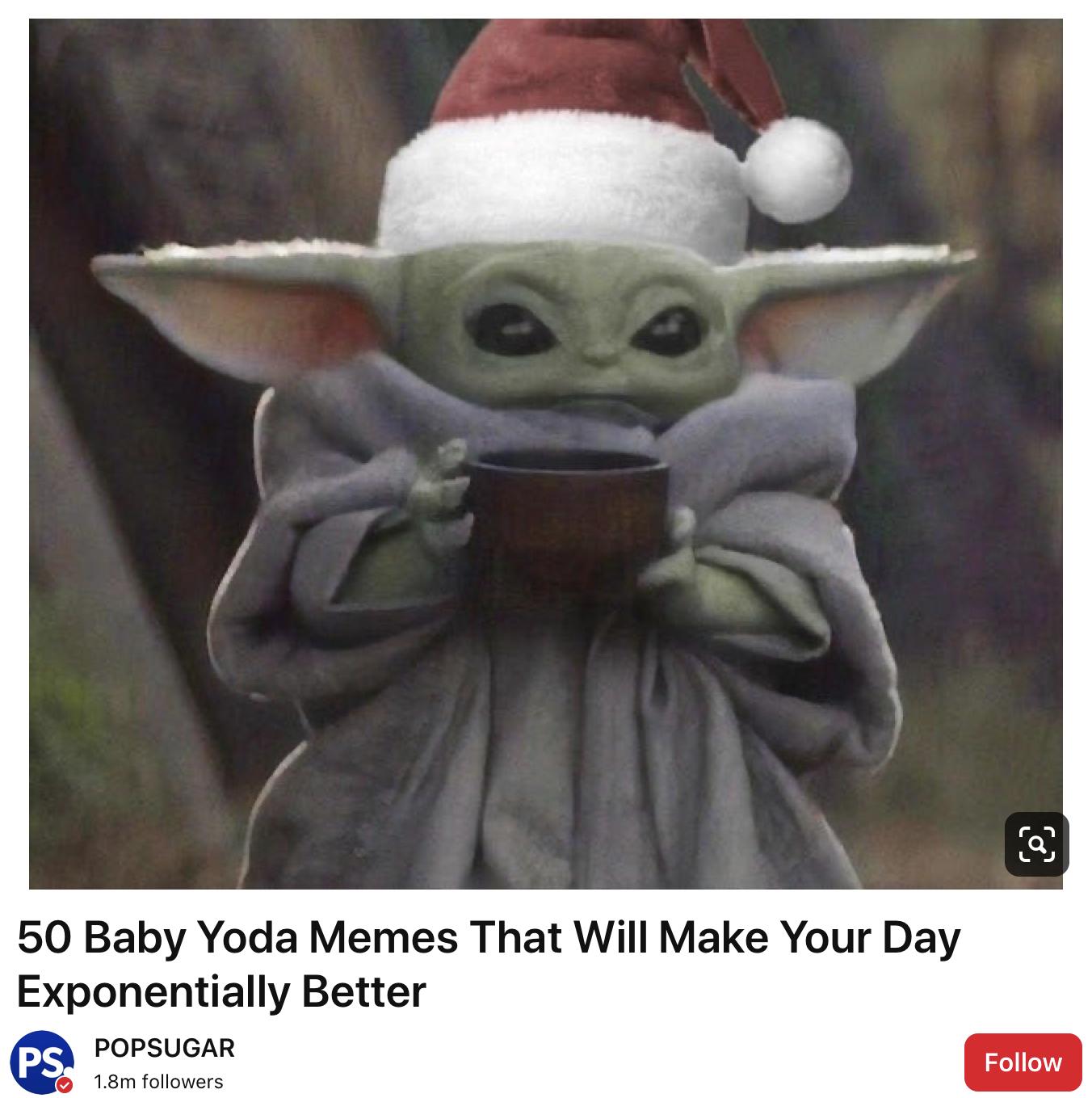 19 Adorable Baby Yoda Memes for Christmas 2020 140