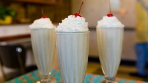 Read more about the article Peanut Butter and Jelly Milkshake Recipe from Disney’s 50’s Prime Time Café