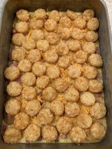 Easy Tater Tot Breakfast Casserole 1