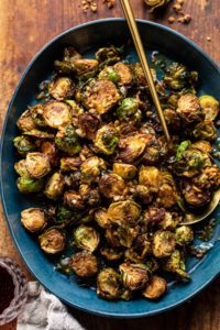 Brussel Sprouts with Balsamic Glaze, Carmelized Onions and Proscuitto Recipe 3